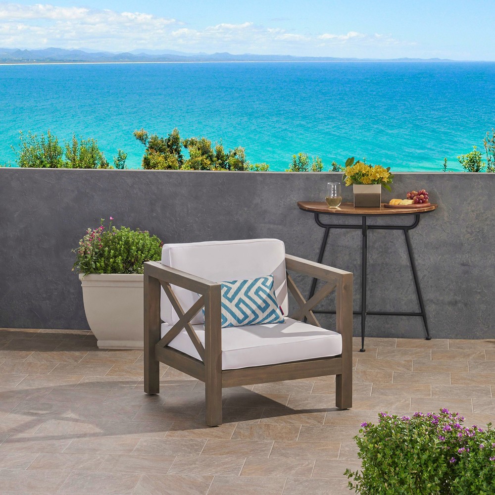 Brava Club Chair - Weather-Resistant Outdoor Patio Seating for Style and Durability