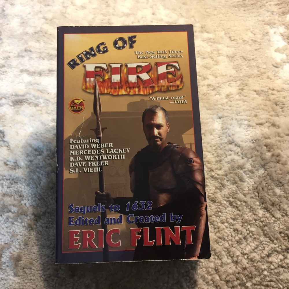 Ring of Fire Book by Eric Flint 2005 First Paperback Edition Sci-Fi Baen