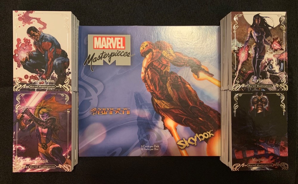 2018 Marvel Masterpieces Skybox Silver Border Base Card Singles NM/M You Choose
