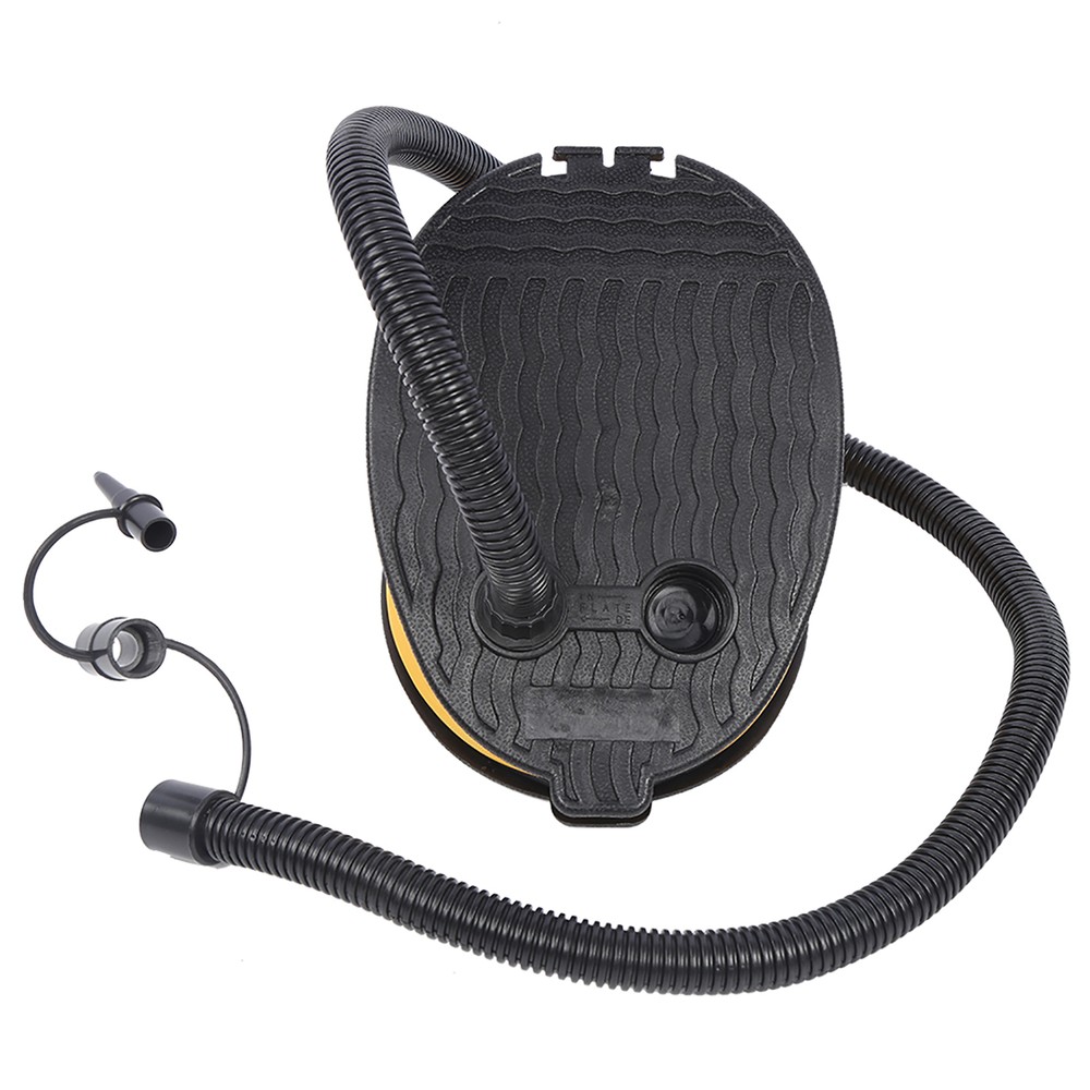 (1)Foot Pump Air Inflator High Volume For Inflatable Boats Beds Swim Rings NEW