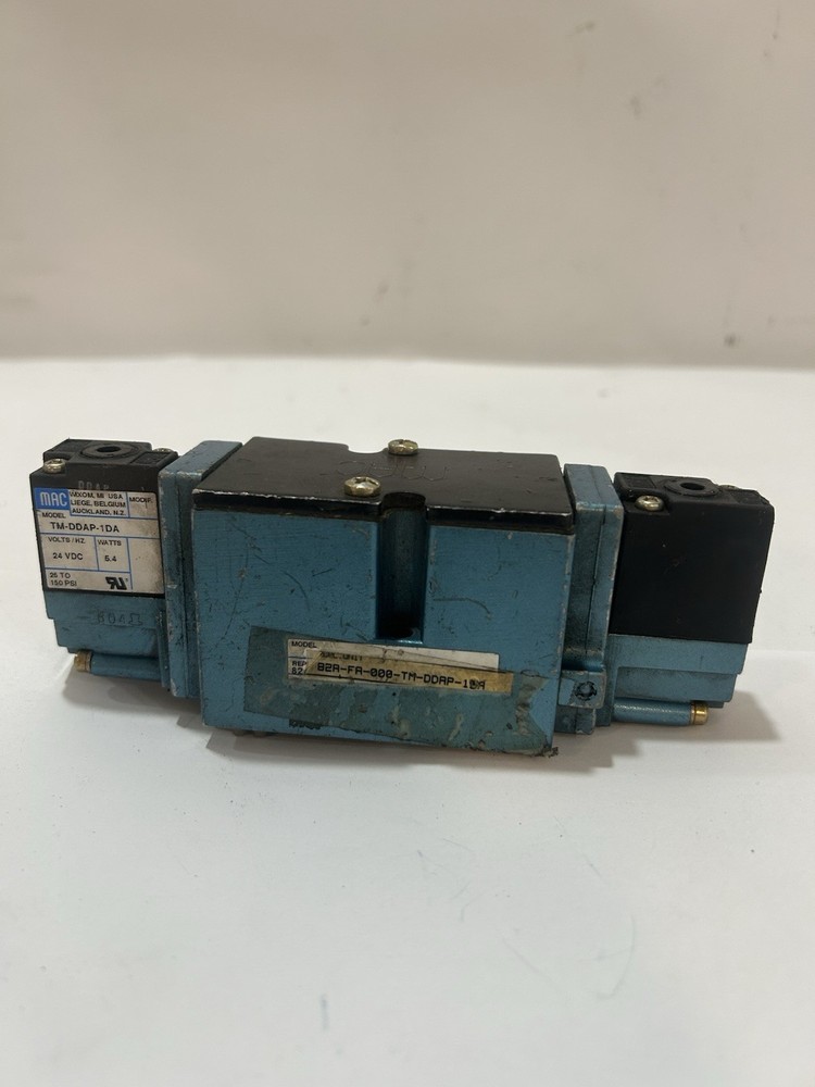 MAC 82A-FA-000-TM-DDAP-1DA Solenoid Valve 24VDC 5.4W 150PSI