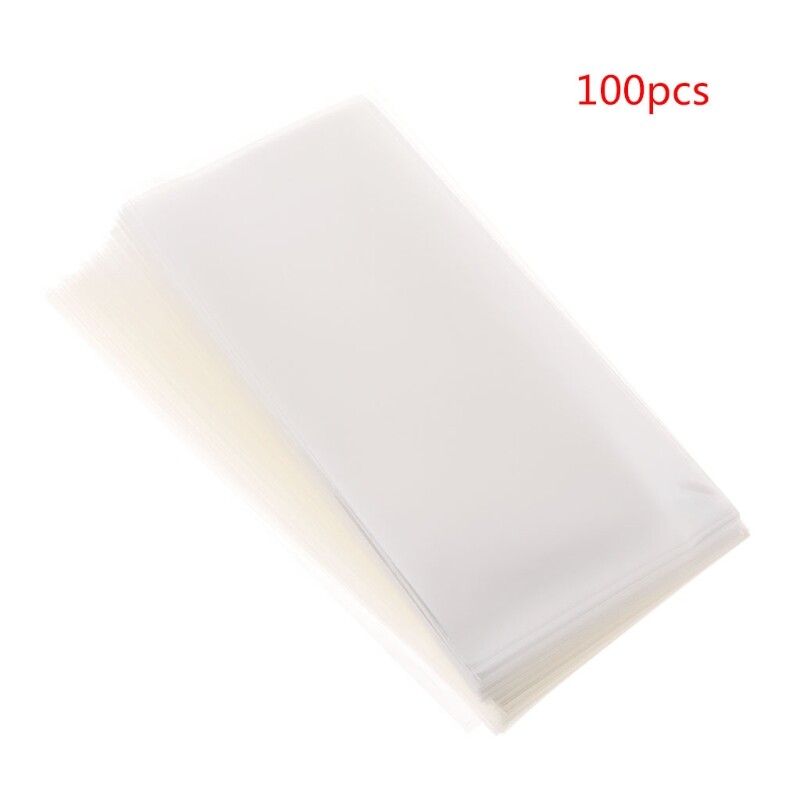 100pcs Money Bag Storage Protect Banknotes Transparent Sleeves Stamp Collection