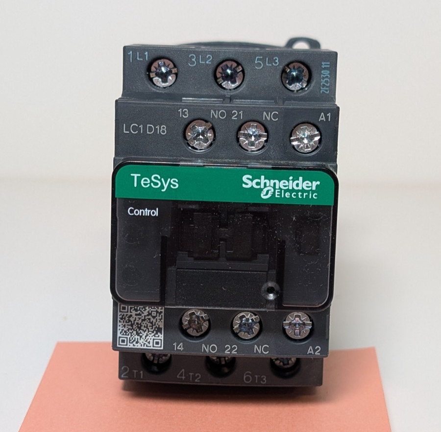 Schneider Electric TeSys LC1D18 IEC Contactor Boxed MPN LC1D18 Series TeSys