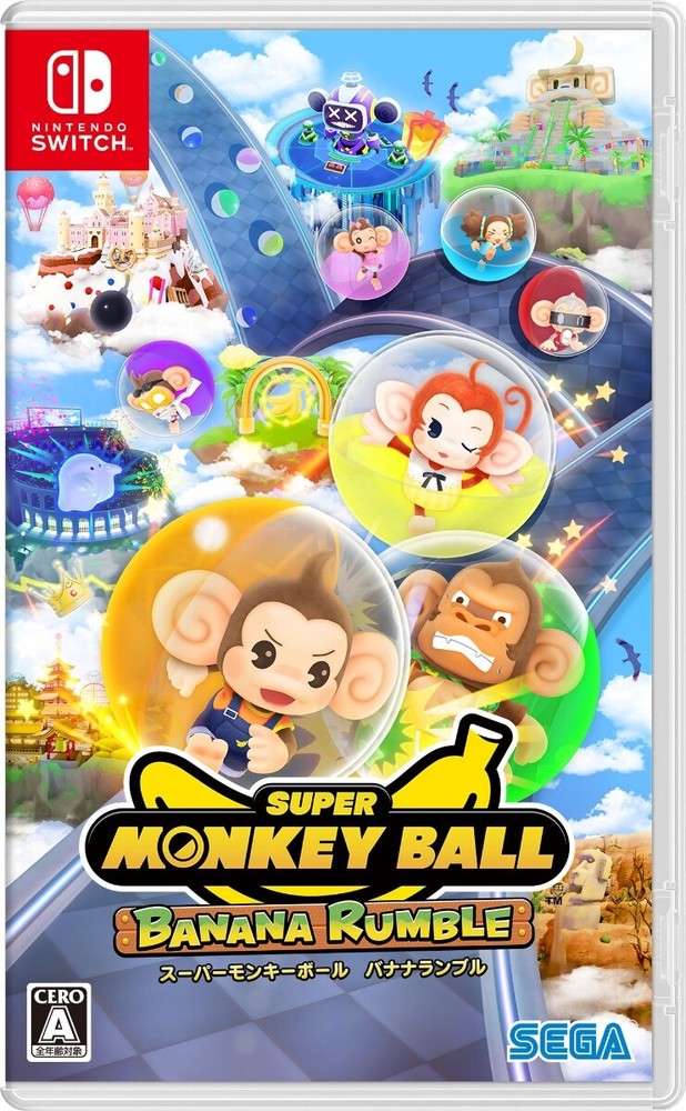Unopened SW Super Monkey Ball Banana Rumble Nintendo Switch Sega Sealed Misc JP