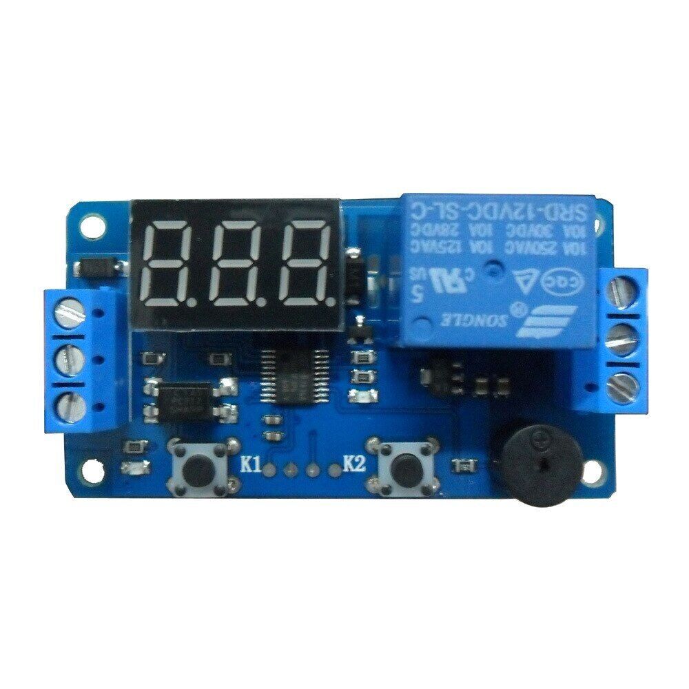 1PCS   12V Timer Cycle Relay Digital LED Delay Timer Relay Board Control Switch