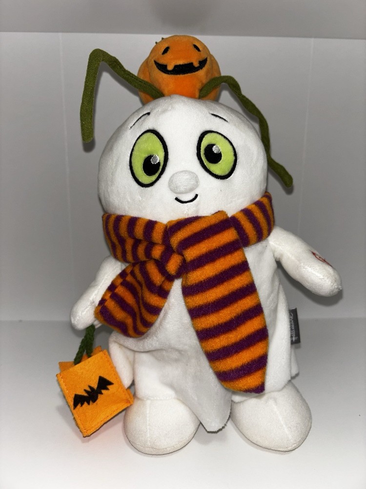 Hallmark Halloween Trick n Treat Ghost Animated Plush Sings Dances Music “Works”