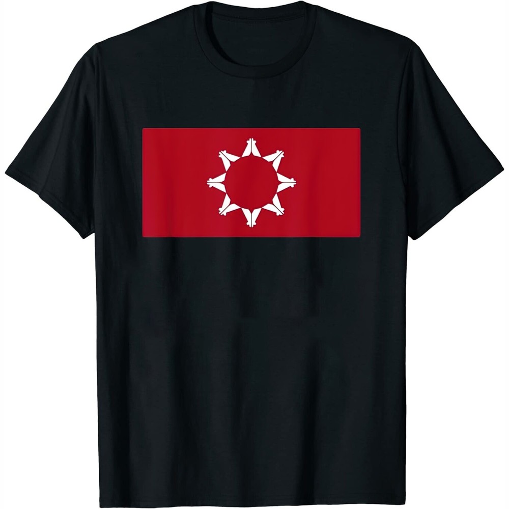 Womens Oglala Lakota Sioux Flag South Dakota Native American Print T-Shirt