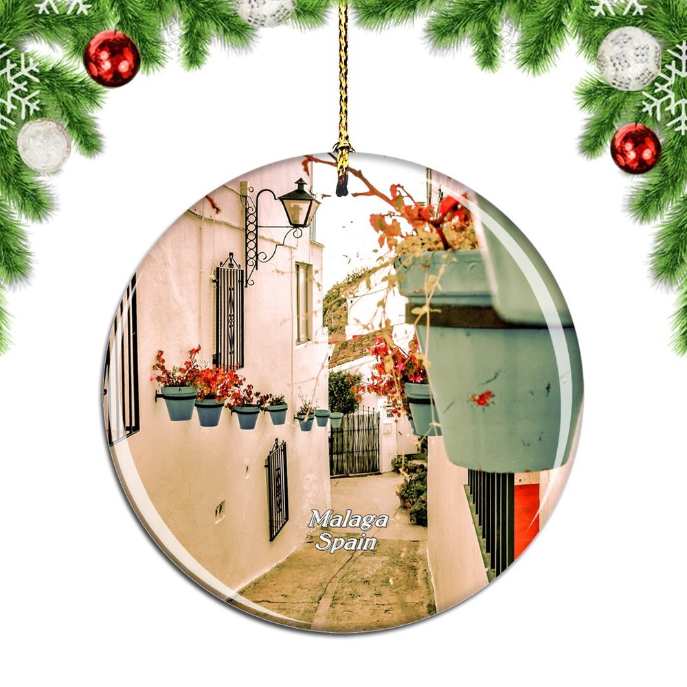 Spain Mijas Malaga Christmas ornament travel souvenir city decor