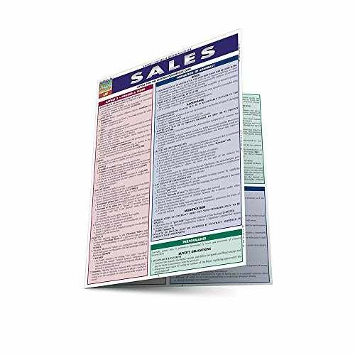 Sales (Quick Study Law) - Cards, by BarCharts Inc. - Very Good