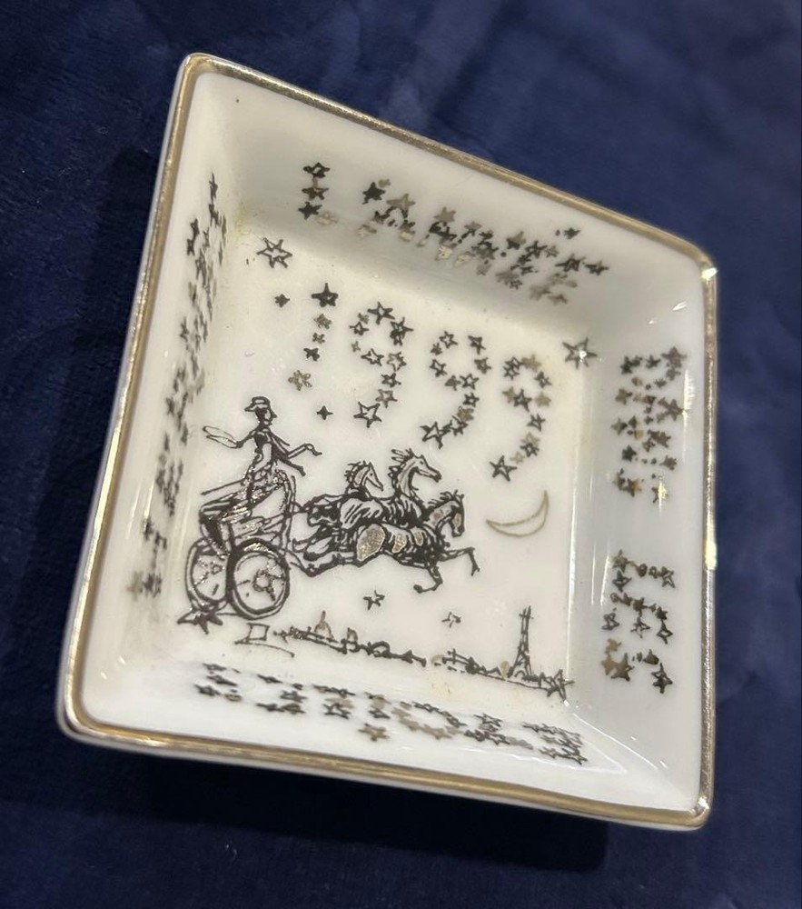 Hermès Commemorative Plate Tray 1999 with Box