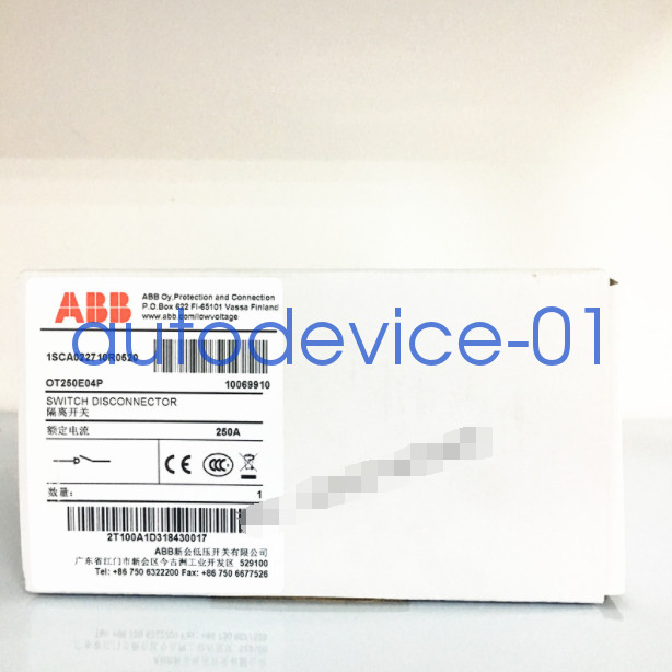 1PCS NEW ABB OT250E04P 1SCA022710R0520 SWITCH DISCONNECTOR 4P 250A DHL/FedEx