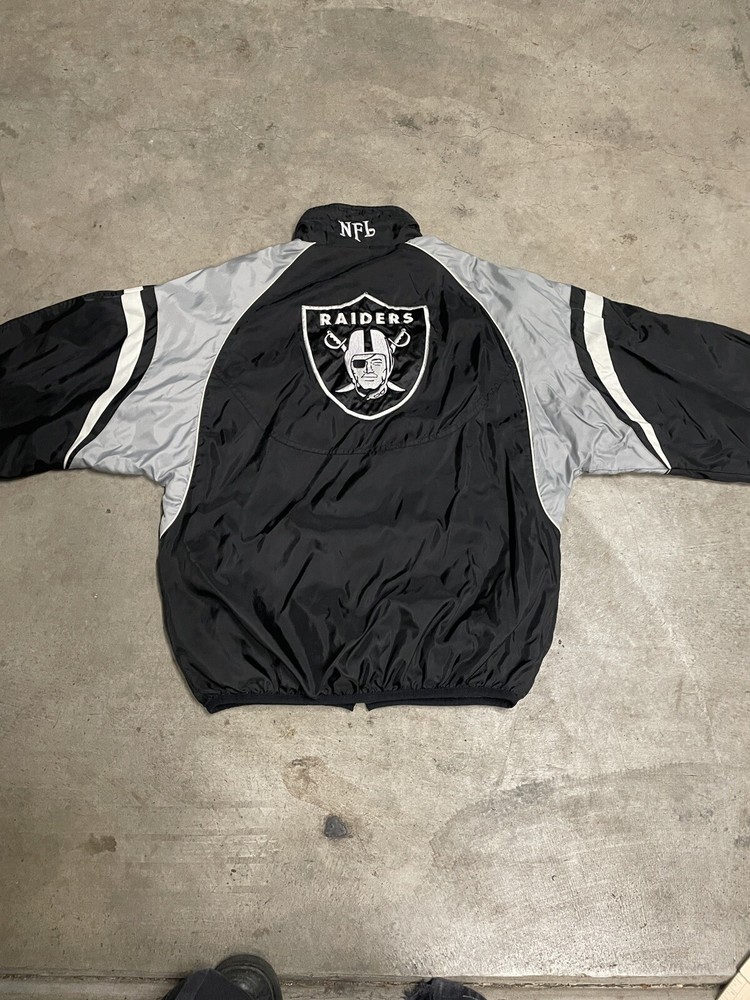 90s LA Raiders NFL Reversible Vintage Jacket Size Medium