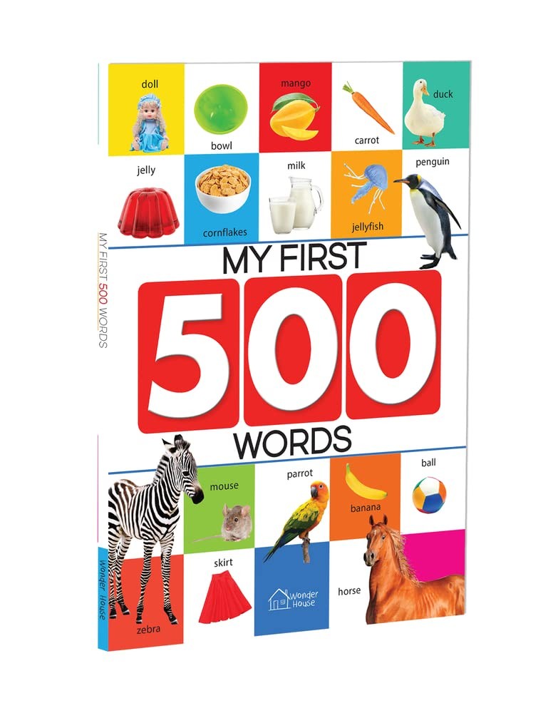 My First 500 Words: Early Learning Picture Book by Wonder House Books