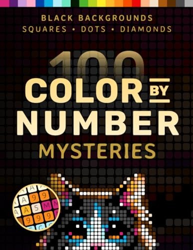 100 Color by Number Mysteries: A Coloring Book for Ad... by Books, PixelcoloristFREE US DELIVERY | ISBN: B0DVQ5ZH66 | Quality Books