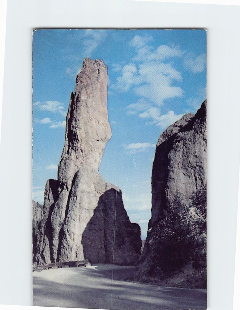 Postcard Cathedral Spires Blacks Hills Custer South Dakota USA