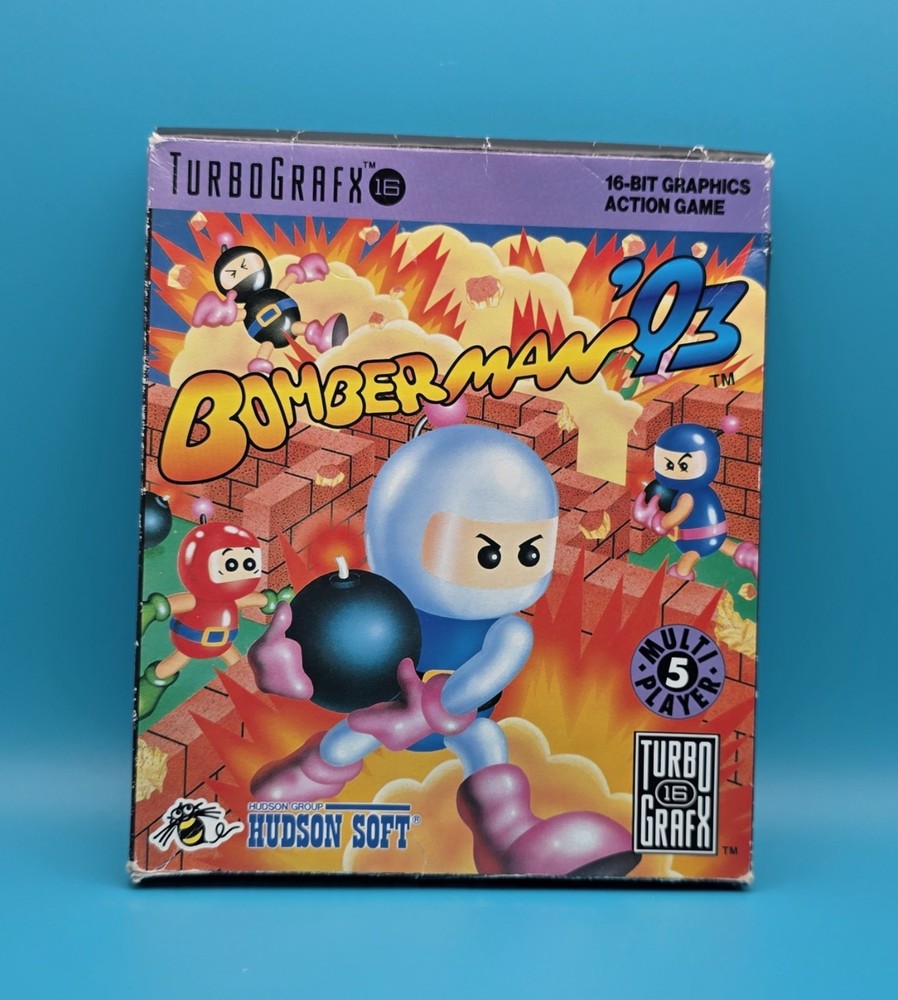 Bomberman '93 (TurboGrafx-16) CIB, Tested & Working