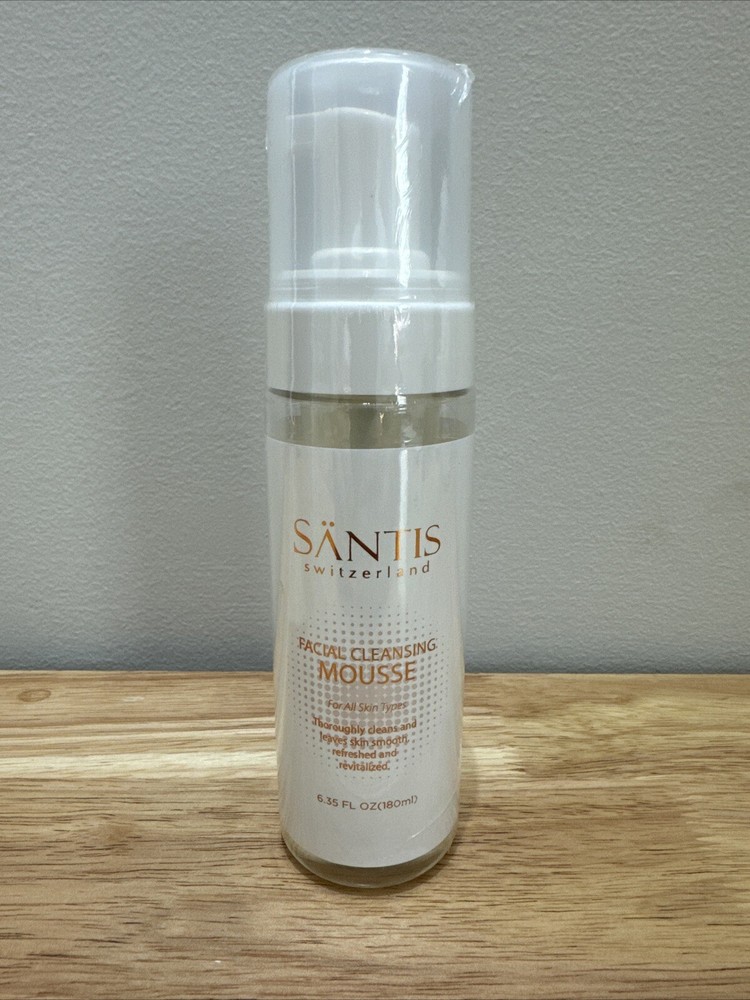 Santis Switzerland Facial Cleansing Mousse For All Skin Types 6.35 fl oz Sealed