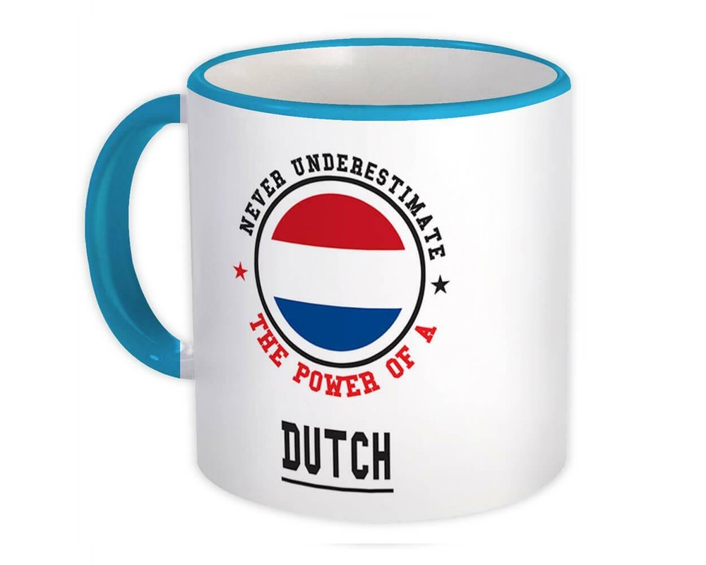 Gift Mug : Netherlands Flag Never Underestimate The Power Dutch Expat Country