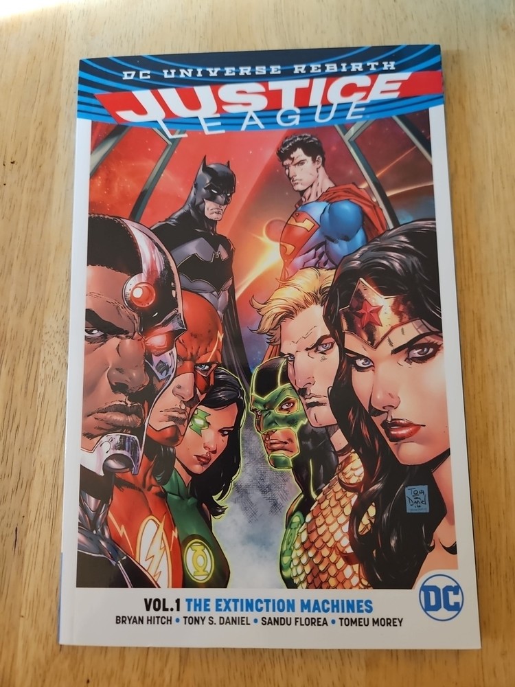 Justice League Vol 1 The Extinction Machines Book Dc Universe Rebirth Graphic