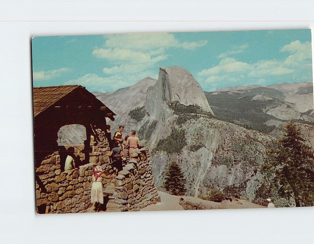 Postcard The Lookout Glacier Point Yosemite National Park California