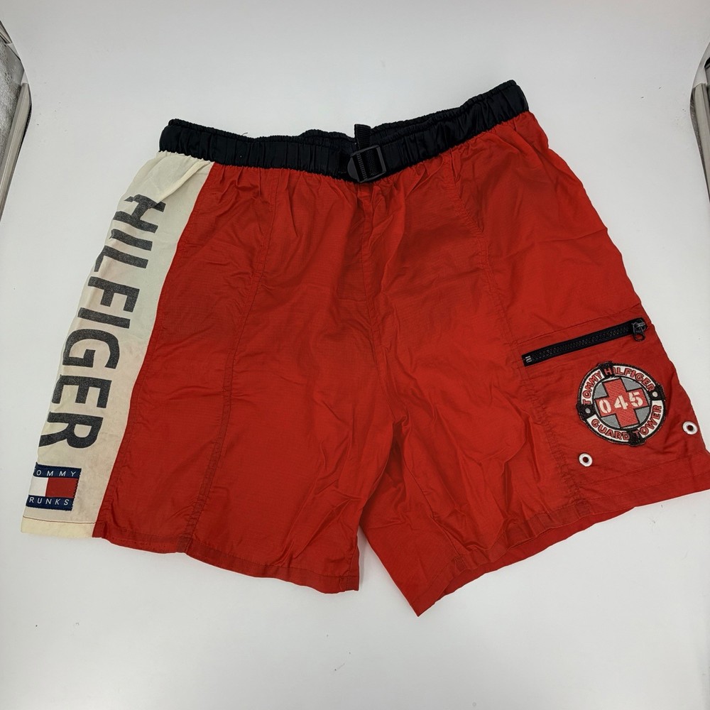 VINTAGE TOMMY HILFIGER GUARD TOWER SHORTS sz L