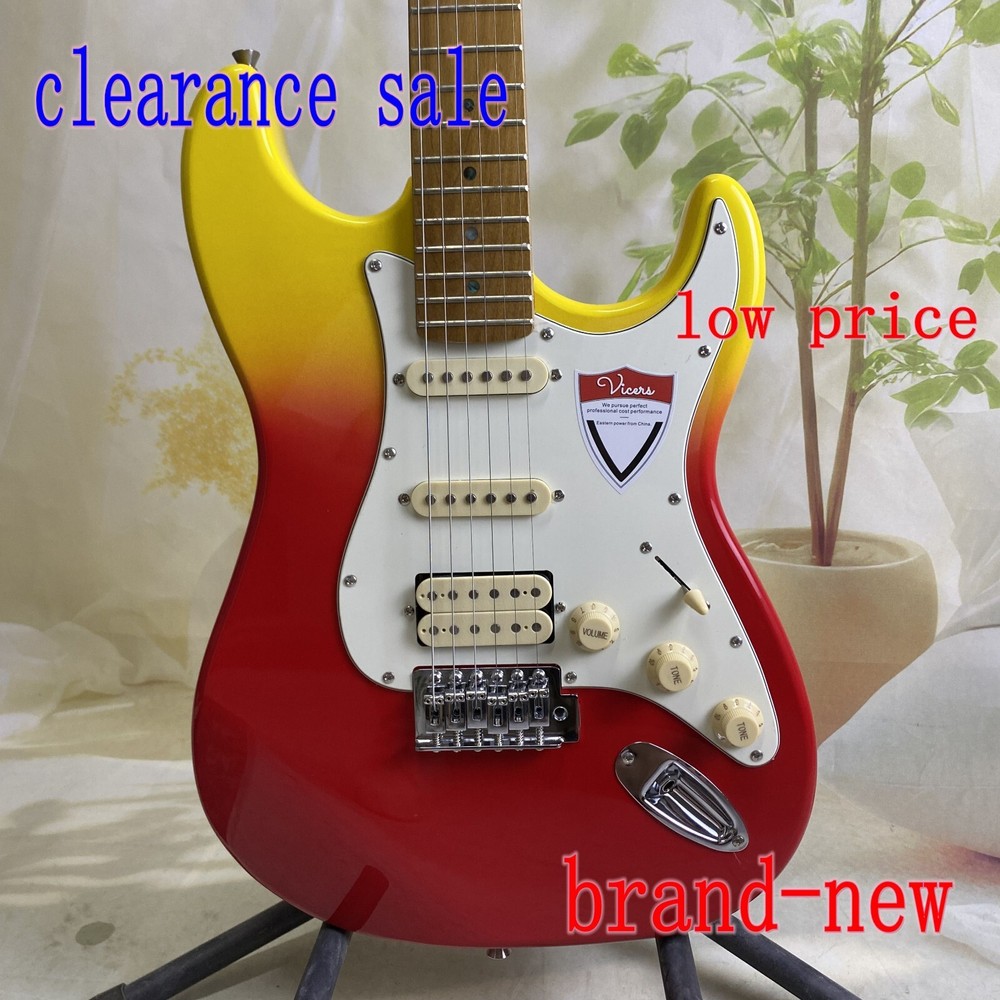 st electric guitar brand-new,No defects, Chrome plated hardware US warehouse
