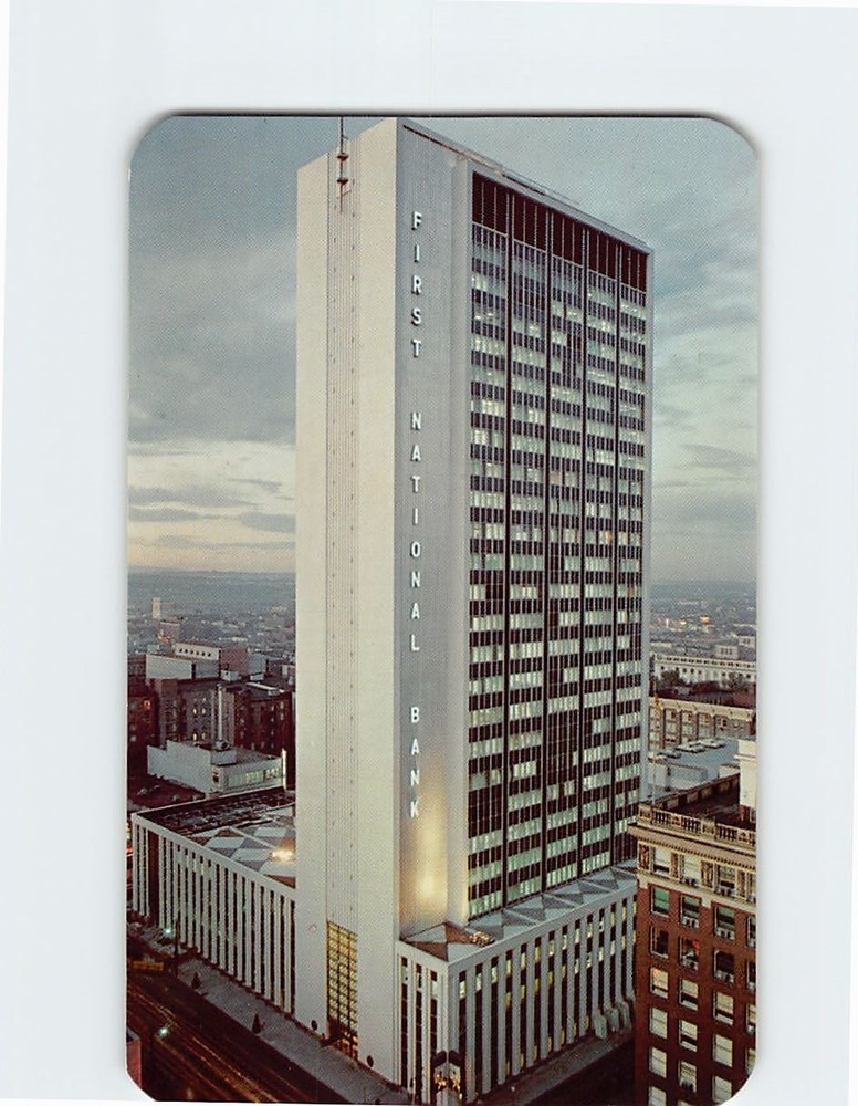 Postcard First National Bank Building Denver Colorado USA