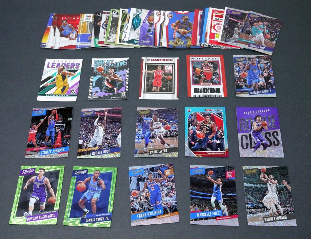Lot of 44 Various NBA Basketball Cards All Inserts, Rookies, and Parallels