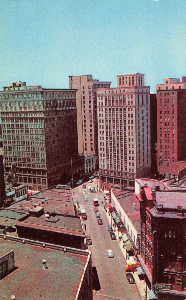 Famous Five Points - Atlanta Georgia GA - Postcard