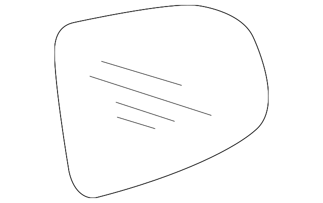 Genuine GM Passenger Side Mirror 88894541