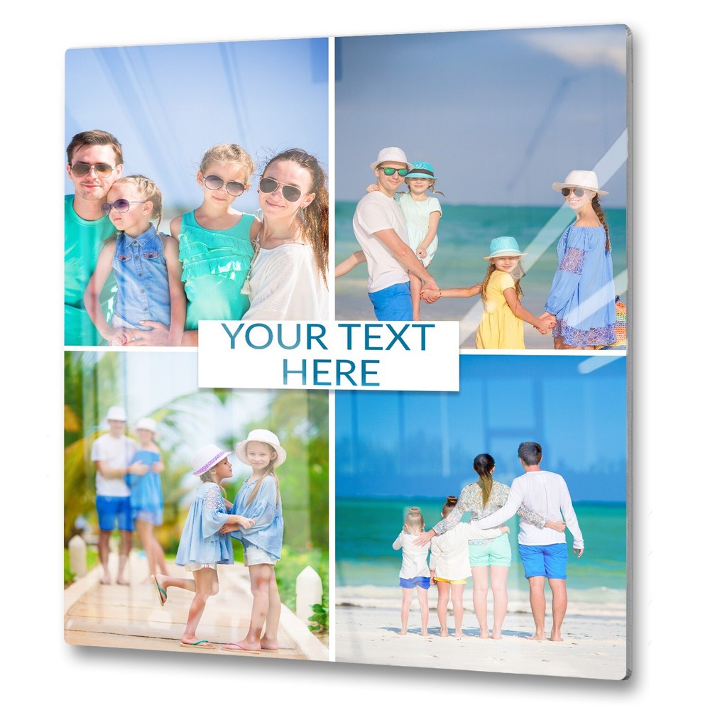 Personalized Collage Metal Prints, Customize with Your Own Pictures Great Gift