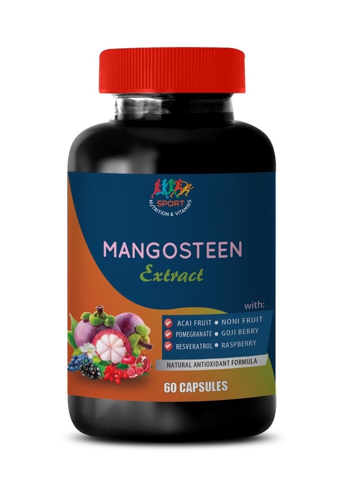antioxidant capsules - Mangosteen Extract 250mg - blood pressure support 1B