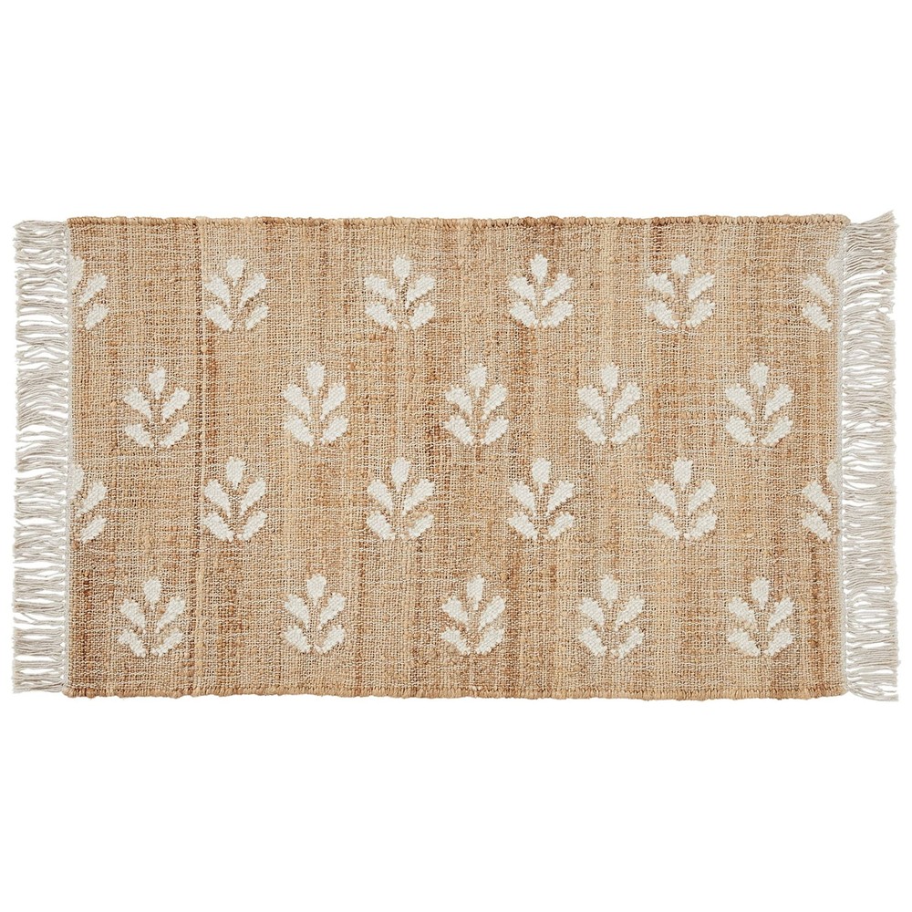 Better Homes & Gardens Floral Jute 2' x 3' Accent Rug by Dave & Jenny Marrs