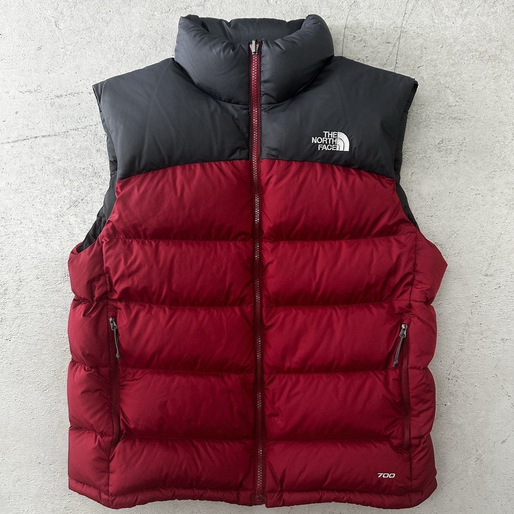 The North Face Nuptse 700 Fill Down Bubble Vest Jacket Mens M Puffer Outdoor VTG