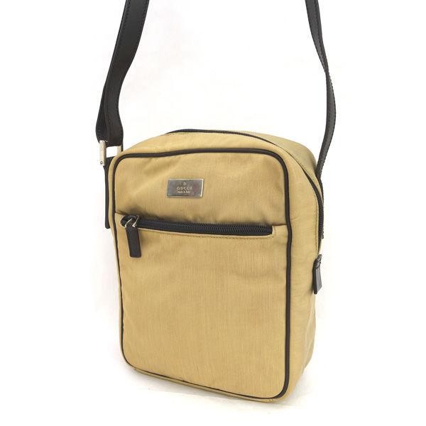 Gucci Nylon Crossbody Shoulder Bag Beige 0131612200047 Japan Import