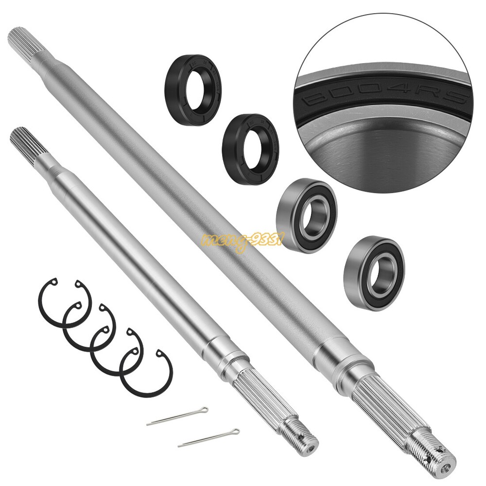 EZGO TXT Medalist Golf Cart Rear Axle Shaft with Bearing Seal Kit 1994-2013
