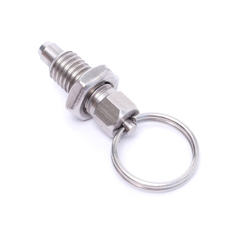 Plunger with Knurled Handle Stainless Steel M6s Type Pins for Rolling Toolboxes