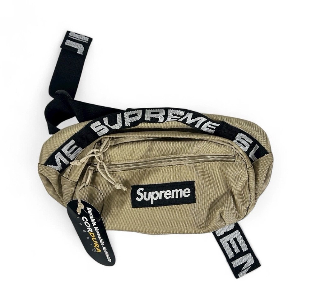 Supreme FW18 Tan Waist Bag – New w/ Tags Cordura Fabric Rare
