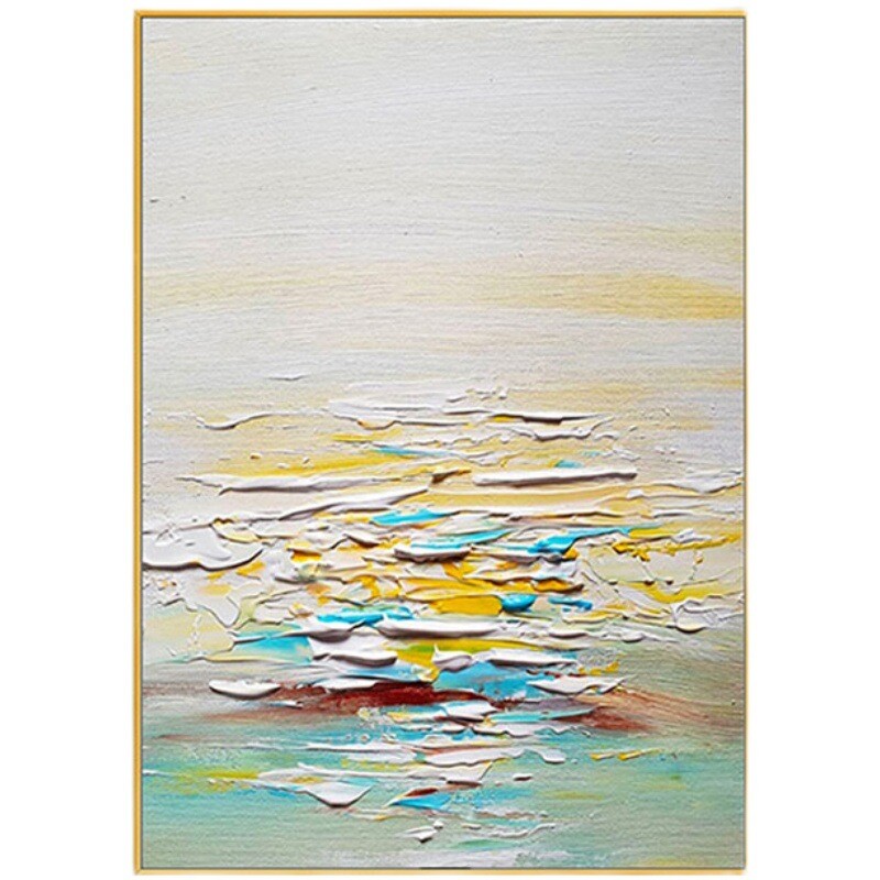 Hand Painted Oil Painting Modern Hanging Painting Living Room Decorative