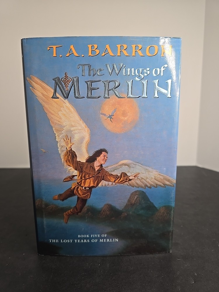 The Wings of Merlin by T.A. Barron (1st Edition, 2000, HC/DJ, LN) Book Five –...