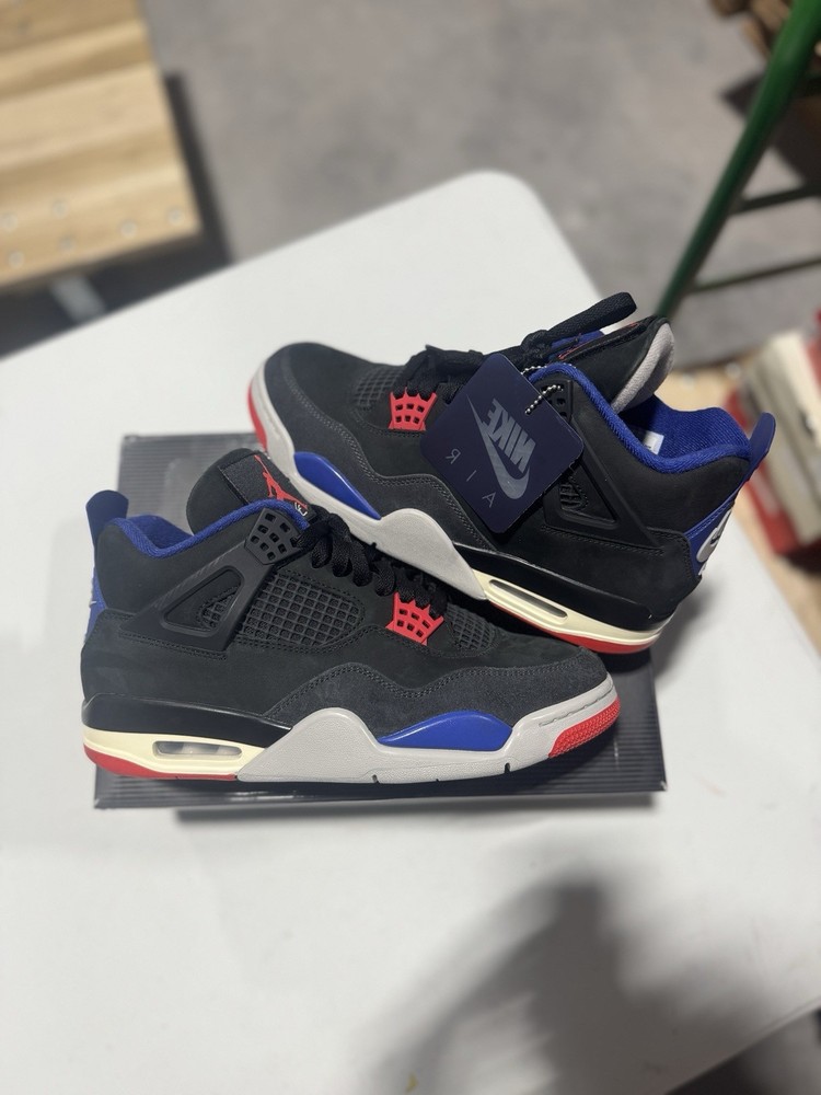 Size 9 - Air Jordan 4 Retro Rare Air - White Lettering