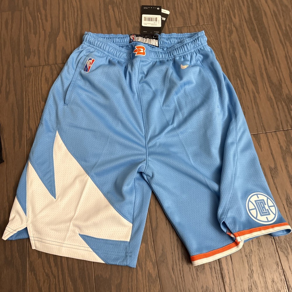 Los Angeles Clippers Nike 2021/22 City Edition Swingman Shorts Youth XL NBA 75th