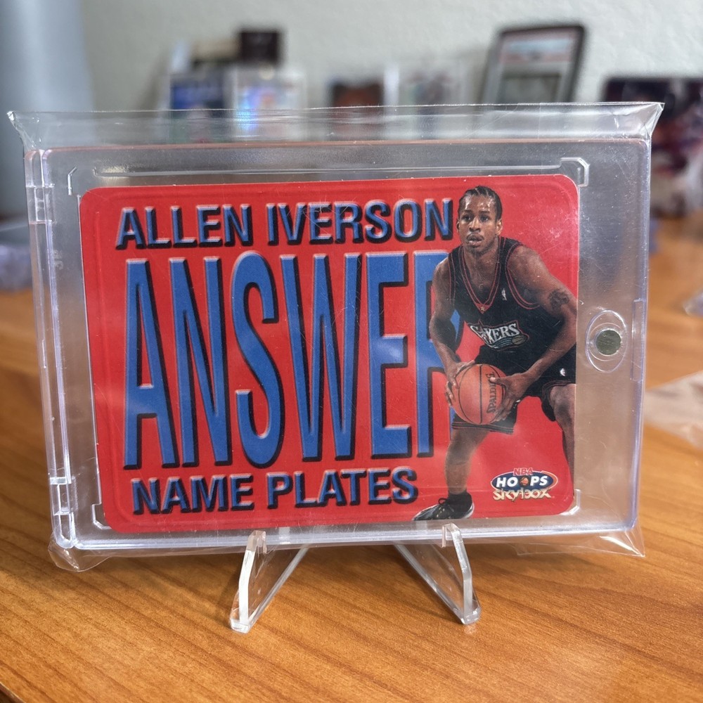 Allen Iverson 1999-00 Skybox NBA Hoops Name Plates #2NP