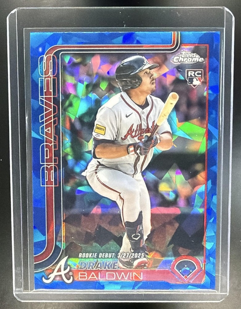 Drake Baldwin 2025 Topps Chrome Update Sapphire Baseball #USC88 Braves