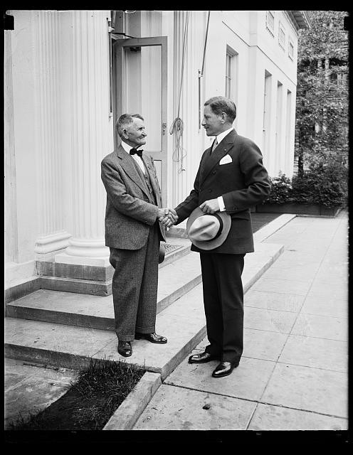Photo:Patrick Jay Hurley, right. White House, Washington, D.C.