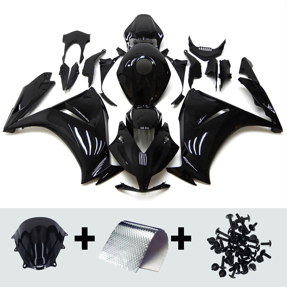 Gloss Black Fairing Kit for 2012-2016 Honda CBR1000RR 14 15 Injection Bodywork