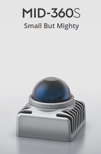 Livox Mid-360S 3D LiDAR Sensor Latest Gen 360° FOV for ROS Robotics AGV