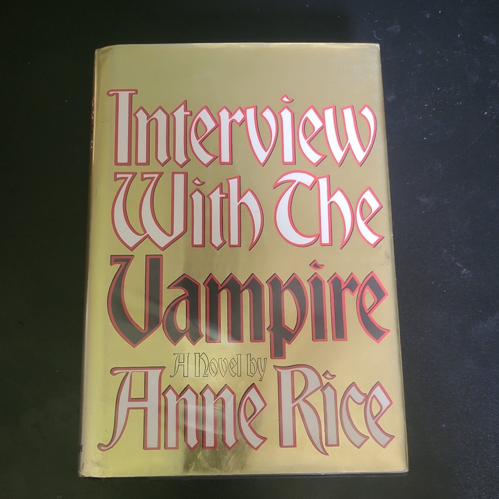 Interview with the Vampire A novel by Anne Rice 9780394498218 Hardcover