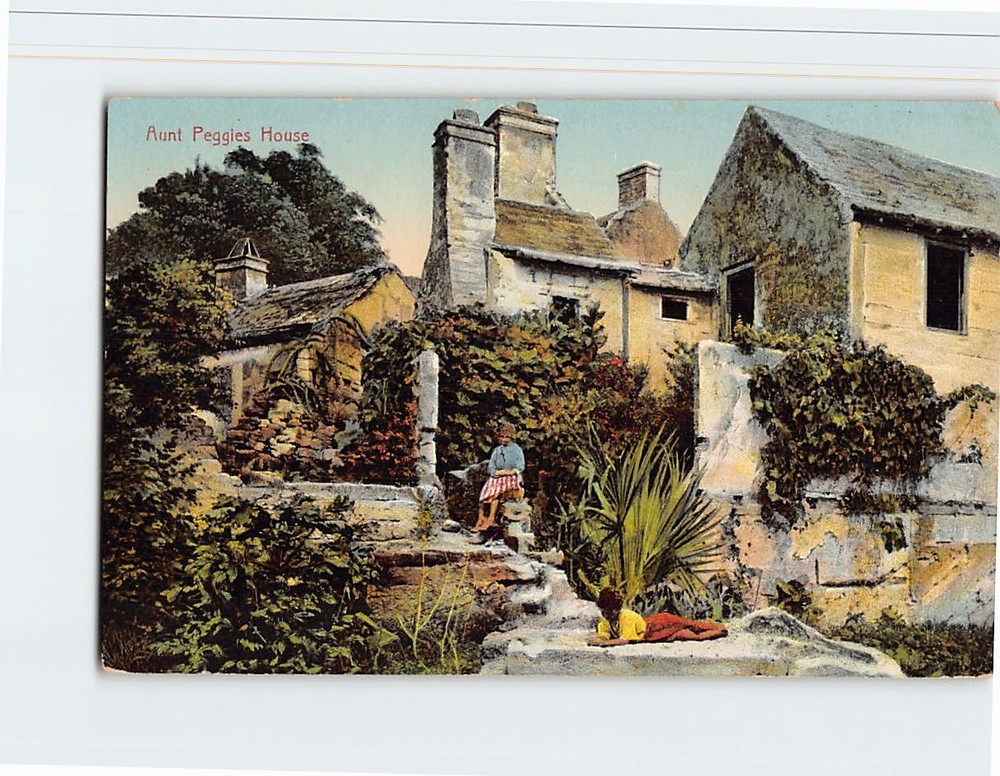Postcard Aunt Peggies House St. George Bermuda