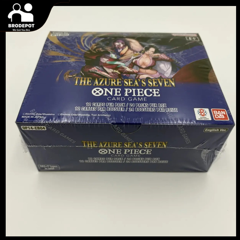 One Piece The Azure Sea's Seven Booster Box OP14 AE ver. New Factory Sealed box